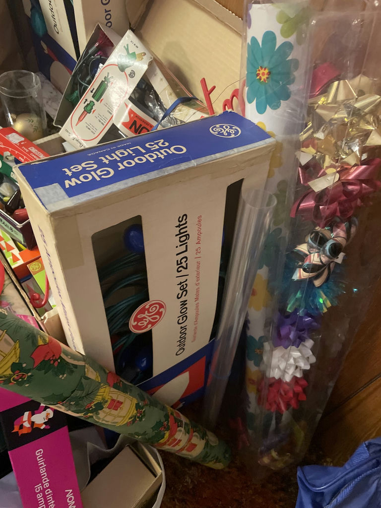 Assorted Vintage Christmas, Holiday Decorations and Gift Wrapping Supplies - image 6 of 18
