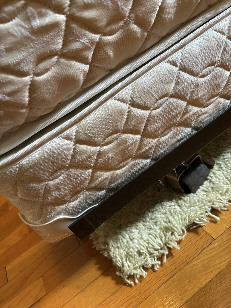Twin Mattress and Metal Bed Frame - image 4 of 7