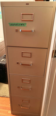 HON Four-Drawer Metal Filing Cabinet - Image 1 of 7