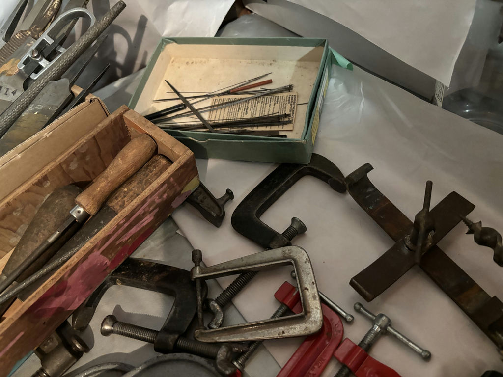 Assorted Hand Tools, Drill Bits, Clamps, and Auger Bits - image 6 of 12