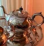 Silver Plated & Stainless Steel Serving Trays, Tea Set, and Serving Pieces - thumbnail 21 of 23