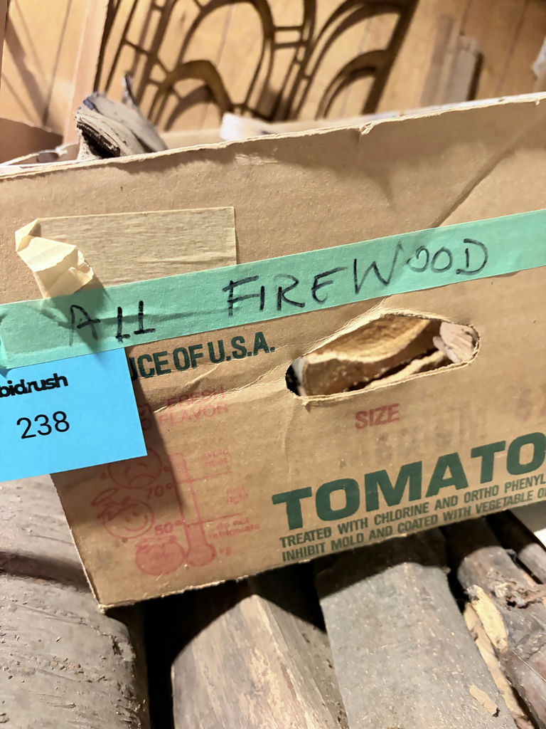 Boxes of Firewood and Scrap Wood Pieces - image 4 of 5