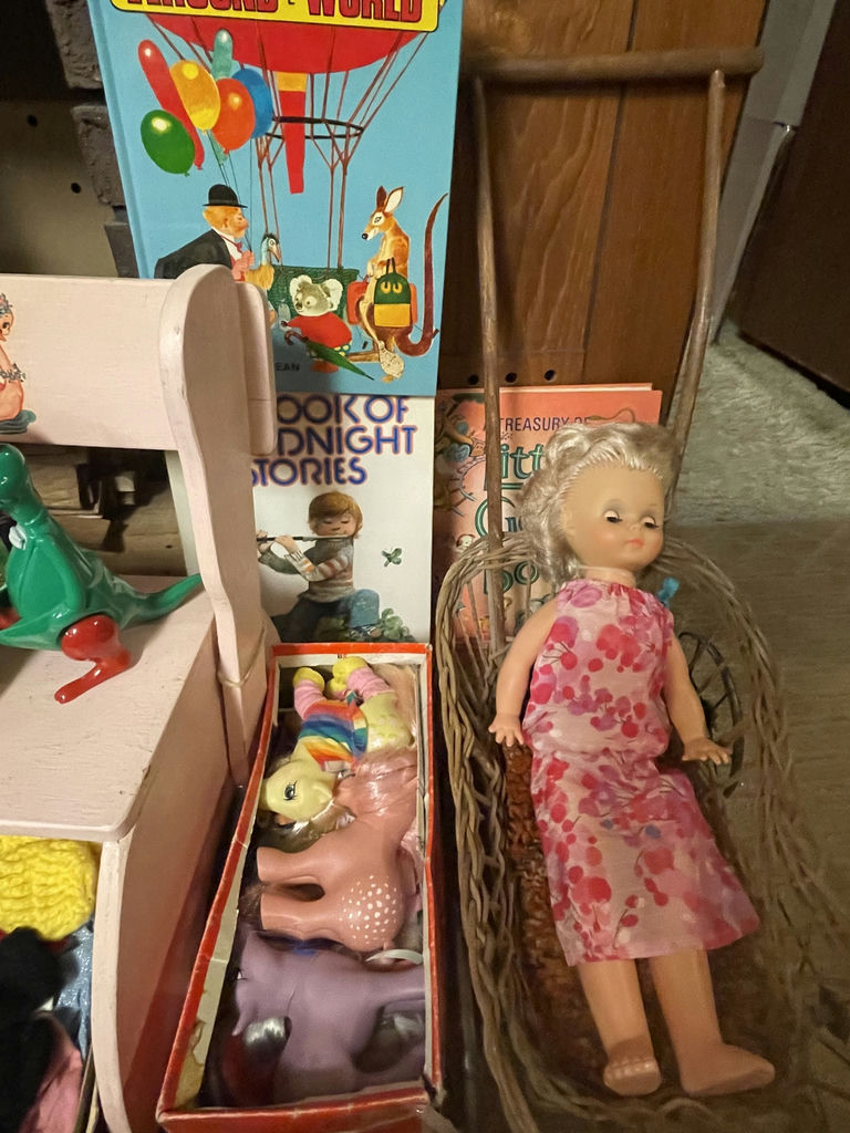 Vintage Regulation Dartboard Set, Dominoes, Playing Cards, and Assorted Games & Dolls - image 11 of 18