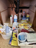 Assorted Household Cleaning Supplies and Gloves - thumbnail 4 of 7