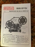Eumig Mark 607 DX 8mm Motion Picture Projector with Reel and Manual - thumbnail 4 of 9