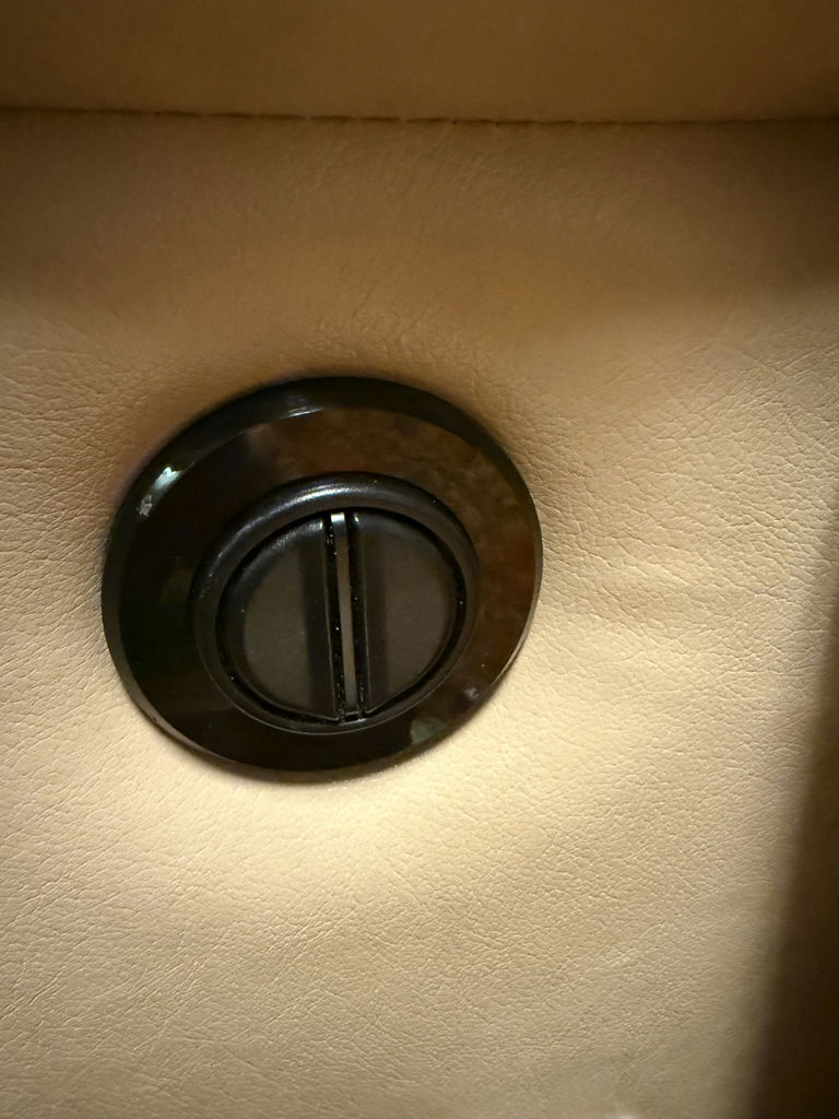Beige Leather Recliner Loveseat - image 6 of 8