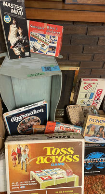 Vintage Board Games, Puzzles, and Bassinette - Image 1 of 16