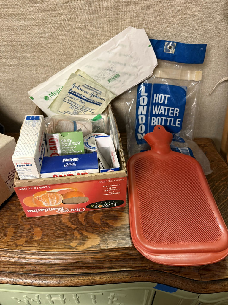 Invacare Walker, Wooden Crutches, and Medical Supplies - image 8 of 17