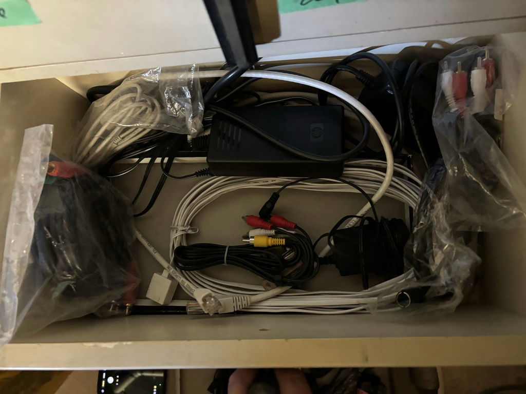 Mixed Cables, Hardware, Sandpaper, and Small Household Items - image 2 of 9