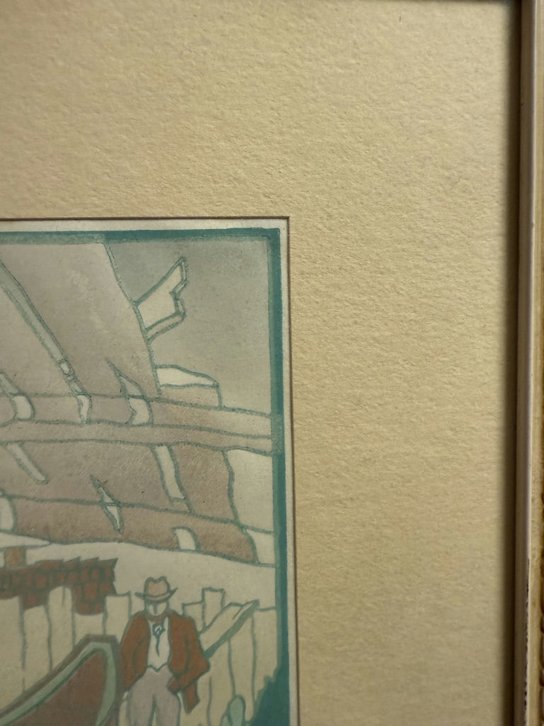 Framed Landscape Watercolor and Framed Print - image 12 of 16