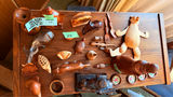 Collection of Hand-Carved Wooden Figurines and Small Objects - thumbnail 1 of 8