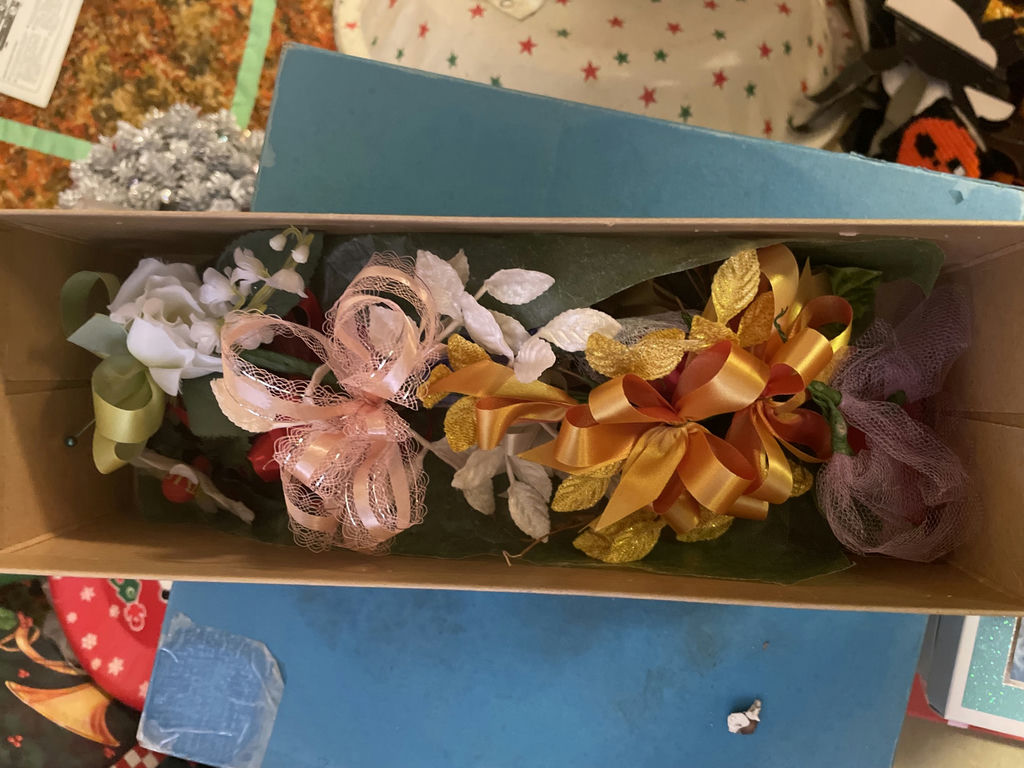 Assorted Vintage Christmas, Holiday Decorations and Gift Wrapping Supplies - image 3 of 18
