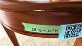 Round Wooden Accent Table - thumbnail 7 of 8