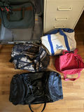 Assorted Women's Clothing and Dresses, Suitcase, Duffel Bags, Cabinet - thumbnail 14 of 20