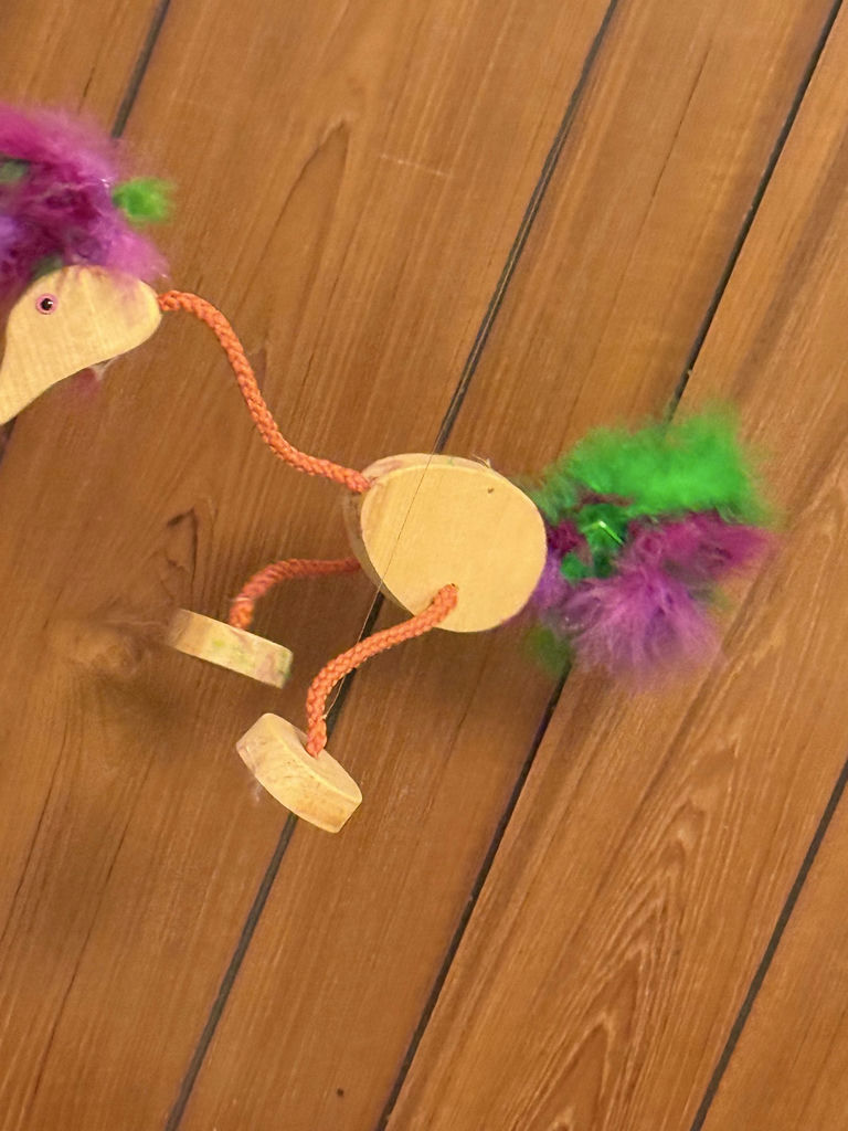 Wooden Marionette Puppets Mobile - image 5 of 8