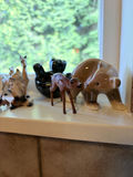 Assorted ceramic animal figurines and miniature rock garden - thumbnail 2 of 8