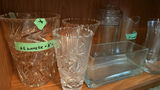 Assorted Clear Glass Vases and Containers - thumbnail 4 of 7