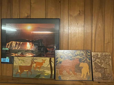 Framed Landscape Print and Wildlife Wall Art - Image 1 of 9