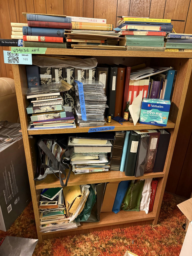 Wood Veneer Three-Shelf Bookcase - image 4 of 8