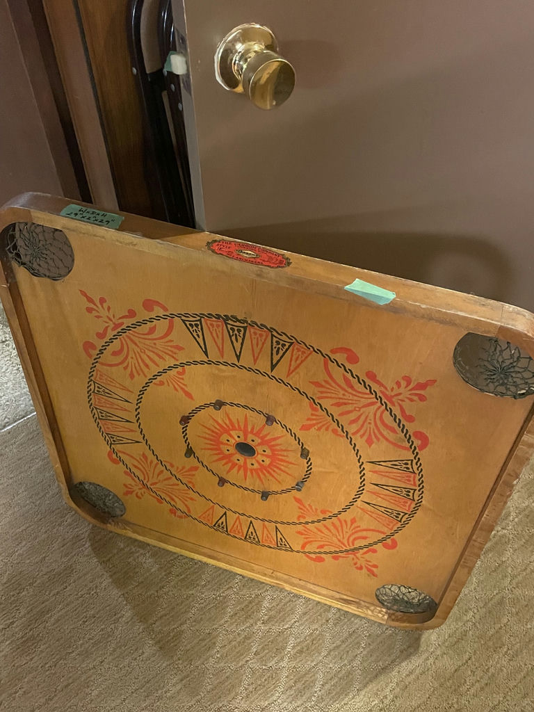 Vintage Game Tables - Skittles & Carrom Game Boards, Poker Table Top - image 7 of 20
