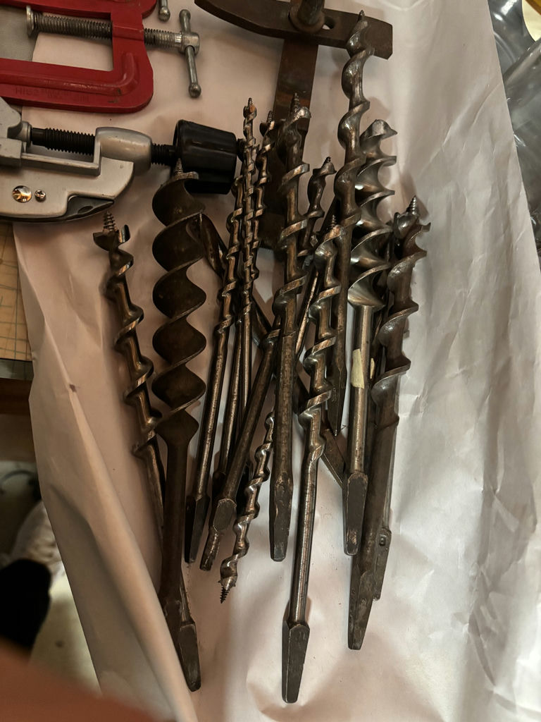 Assorted Hand Tools, Drill Bits, Clamps, and Auger Bits - image 4 of 12