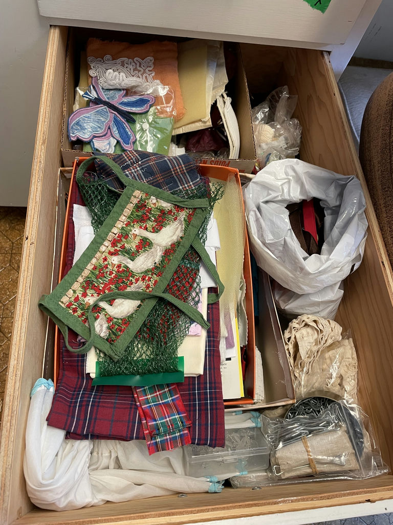 Sewing Patterns, Fabric Scraps, and Sewing Supplies - image 1 of 12