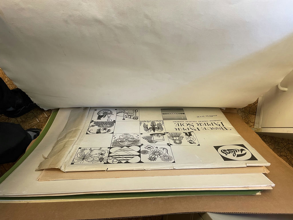 Assorted Paper, Poster Board, and Art Supply Materials - image 3 of 12