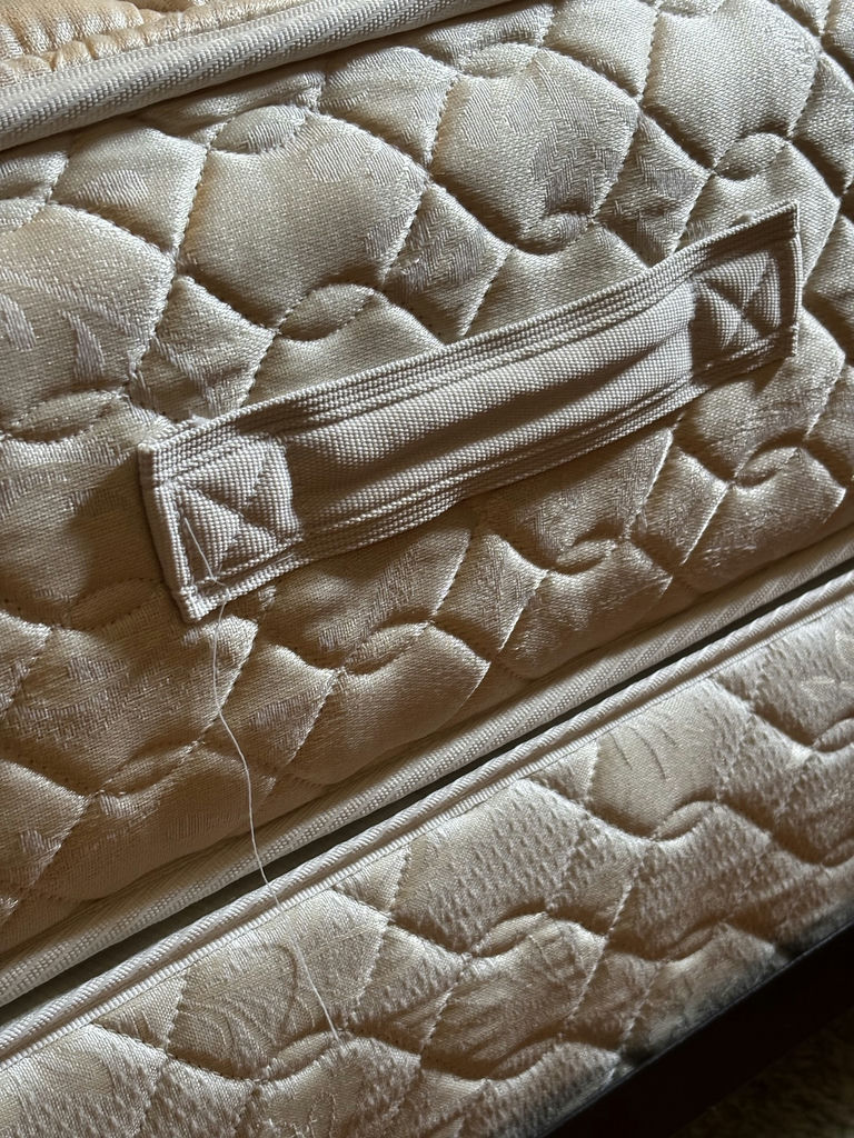 Twin Mattress and Metal Bed Frame - image 3 of 7