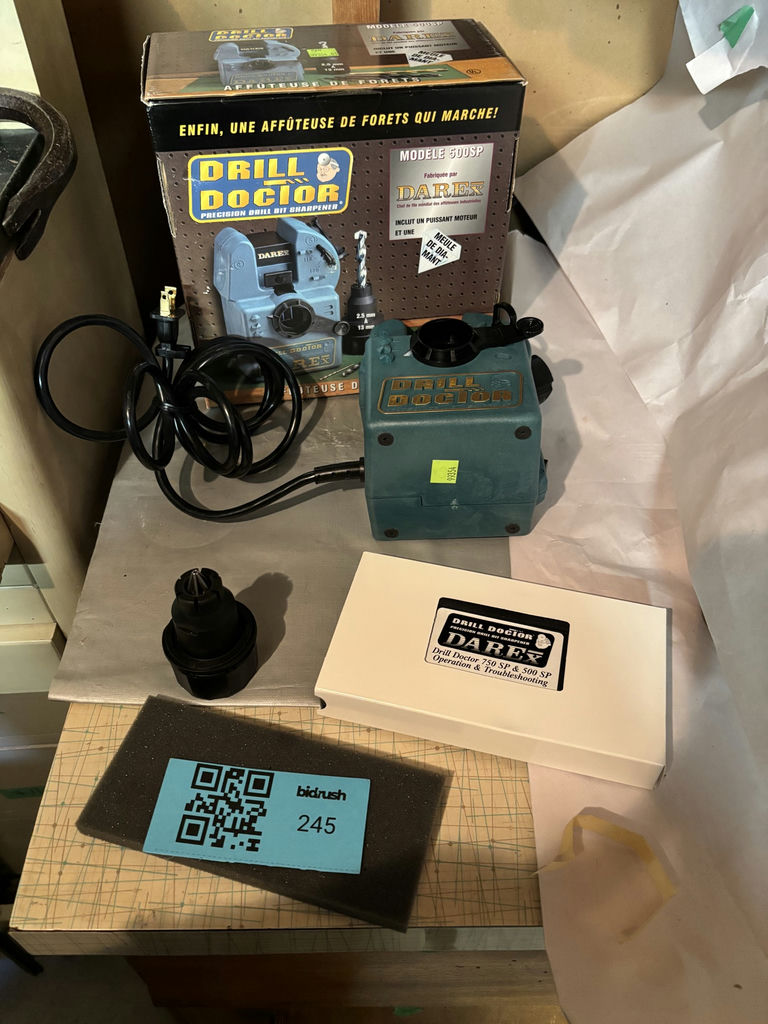 Drill Doctor Darex 500SP Drill Bit Sharpener, Makita 6406 Drill, and Socket Set - image 4 of 14