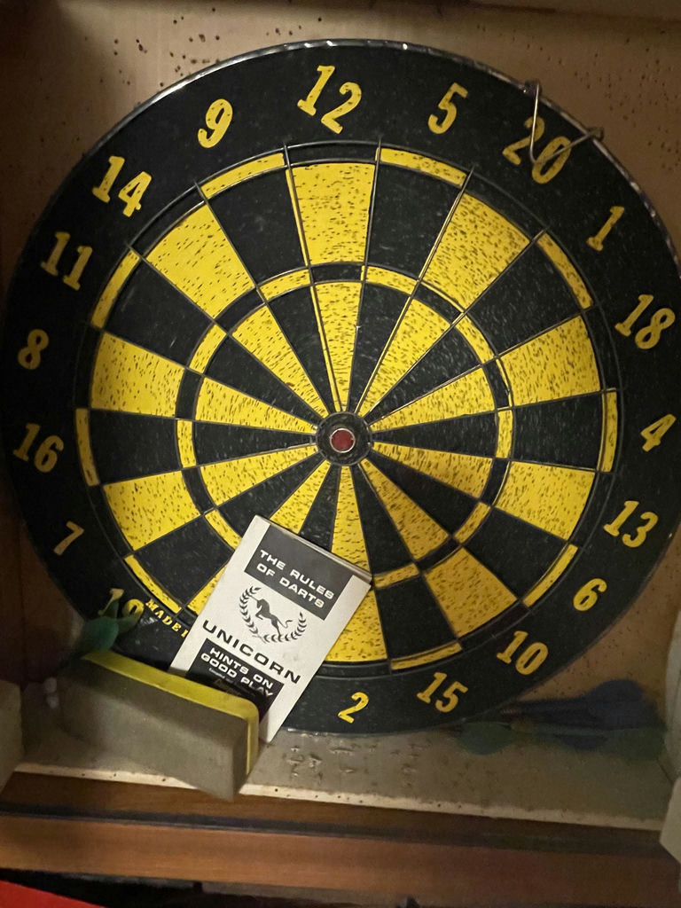 Vintage Regulation Dartboard Set, Dominoes, Playing Cards, and Assorted Games & Dolls - image 4 of 18