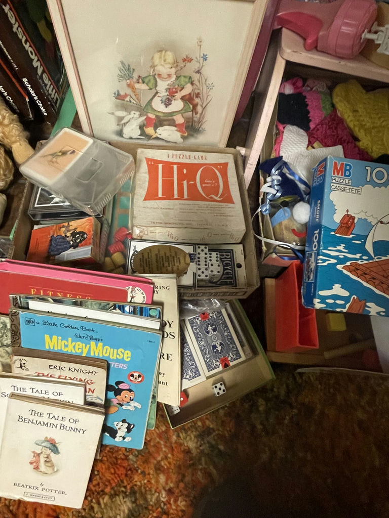Vintage Regulation Dartboard Set, Dominoes, Playing Cards, and Assorted Games & Dolls - image 14 of 18