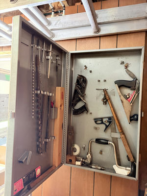 Stanley Tools Wall Cabinet with Hand Tools - Image 1 of 5