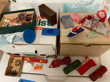 Vintage Hand-Made Dollhouse with Accessories - thumbnail 4 of 17