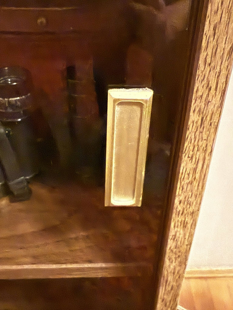 Wood Display Cabinet with Sliding Glass Doors - image 5 of 5