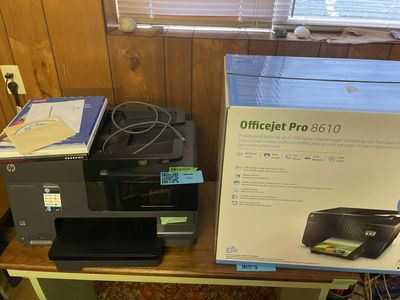 HP Officejet Pro 8610 All-in-One Printer with Box and Software Disc - Image 1 of 8