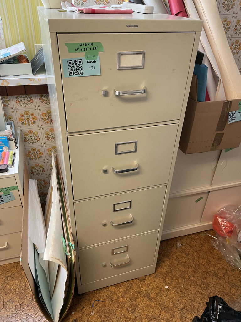 HON Four-Drawer File Cabinet - image 1 of 5
