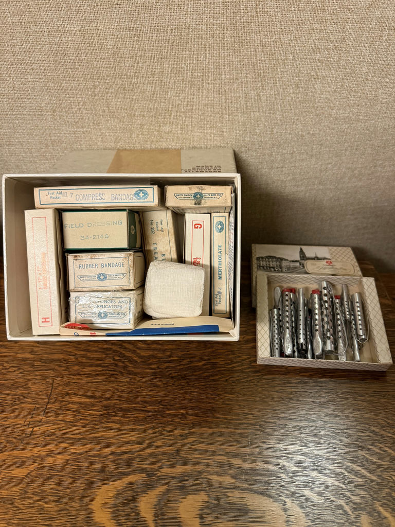 Invacare Walker, Wooden Crutches, and Medical Supplies - image 9 of 17