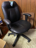 Black Rolling Office Chair - thumbnail 3 of 7