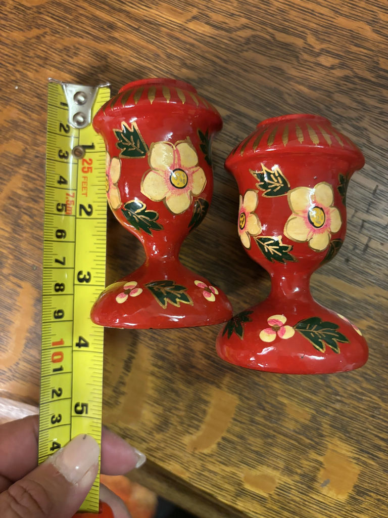 Assorted Candles, Brass Candle Holders, and Candle Making Accessories - image 12 of 13
