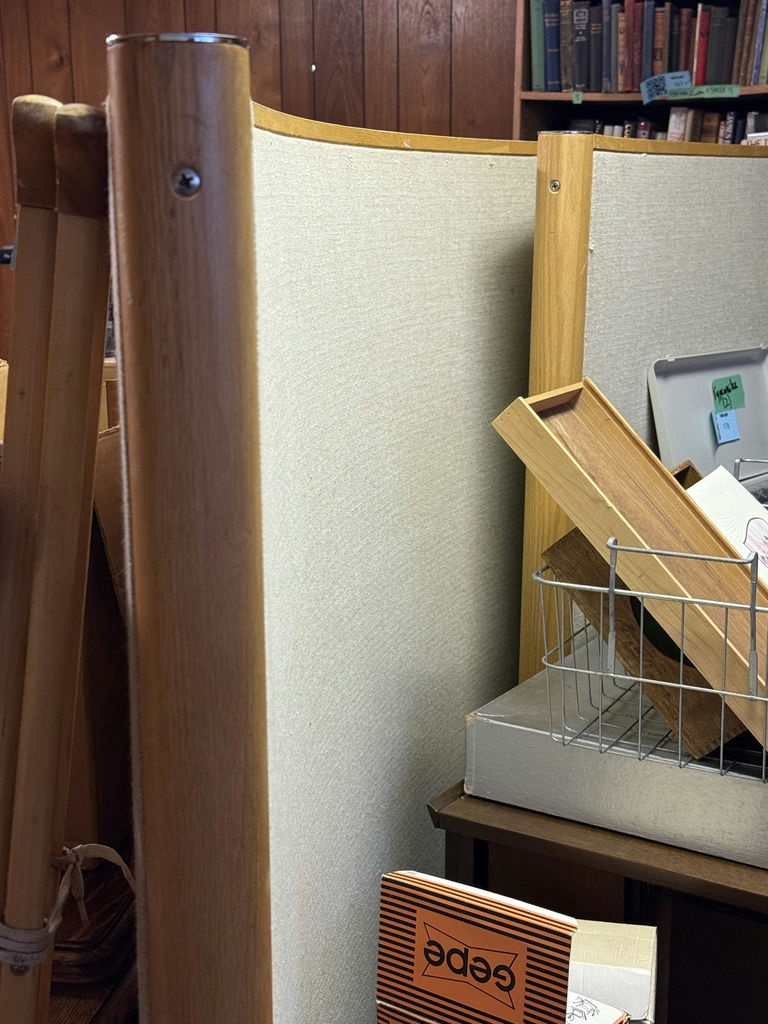 Fabric Room Divider - Curved Padded Panels - image 4 of 5
