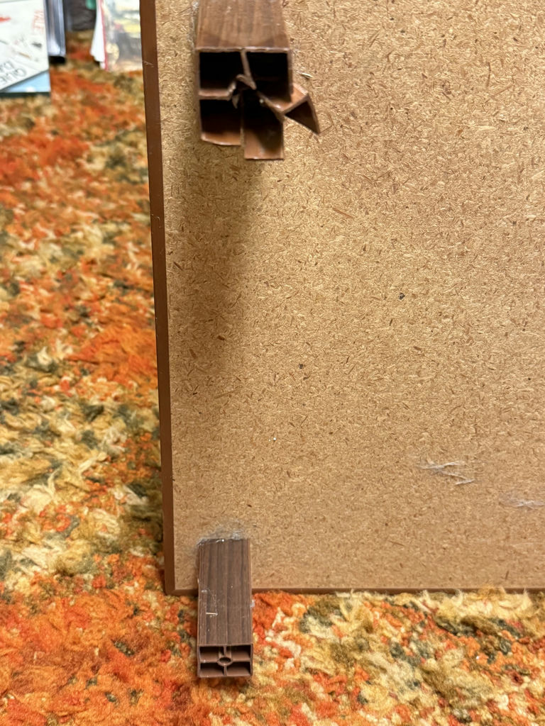 Woodgrain Laminate Side Table with Lower Shelf - image 8 of 10