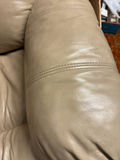 Beige Leather Recliner Loveseat - thumbnail 4 of 8