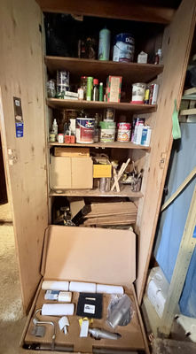 HomeRight Paint Stick Roller System and Assorted Paint and Shoe Care Supplies - Image 1 of 12