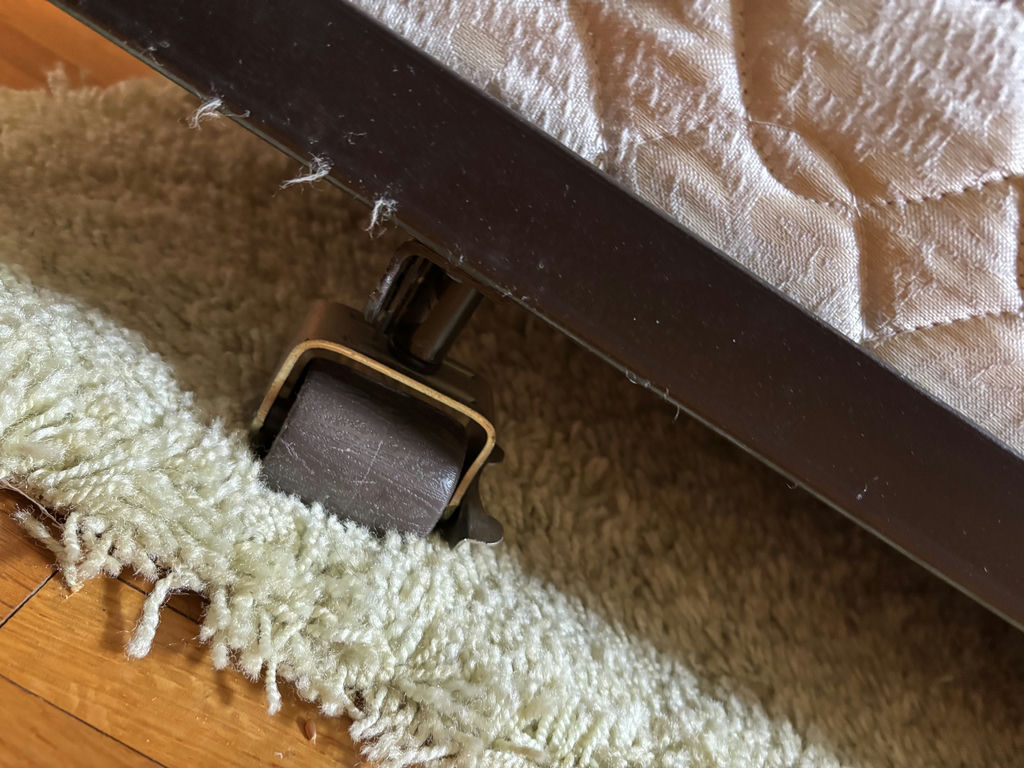 Twin Mattress and Metal Bed Frame - image 5 of 7
