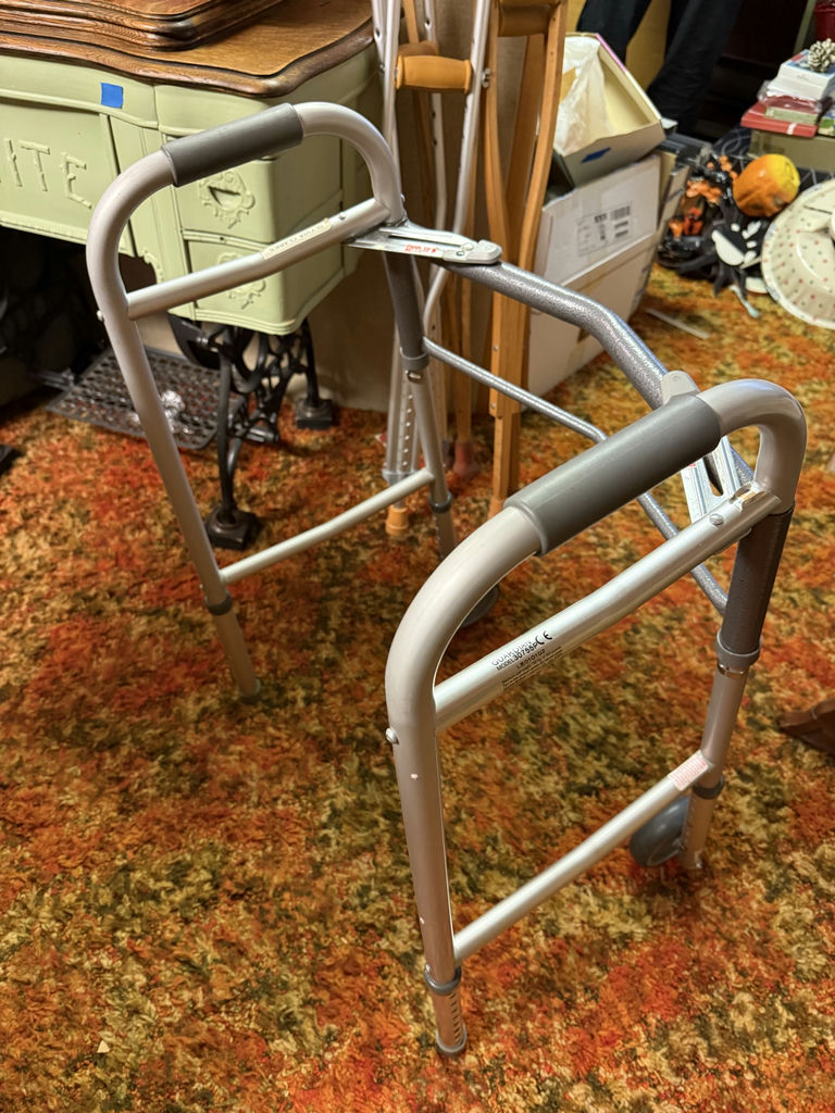Invacare Walker, Wooden Crutches, and Medical Supplies - image 2 of 17