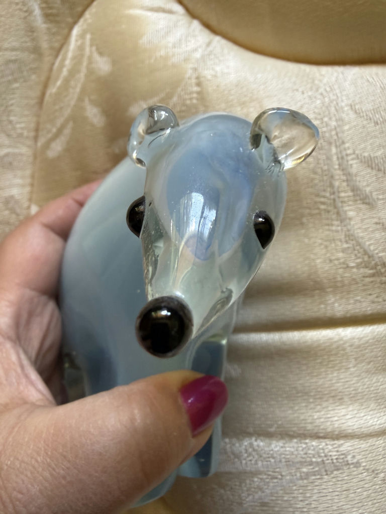 Decorative Figurines, Glass Frame, Ceramic Swan, and Crochet Item - image 8 of 15