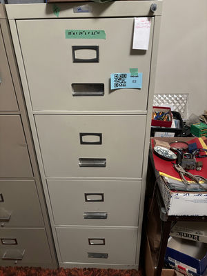 Commander Four-Drawer Vertical Filing Cabinet - Image 1 of 4
