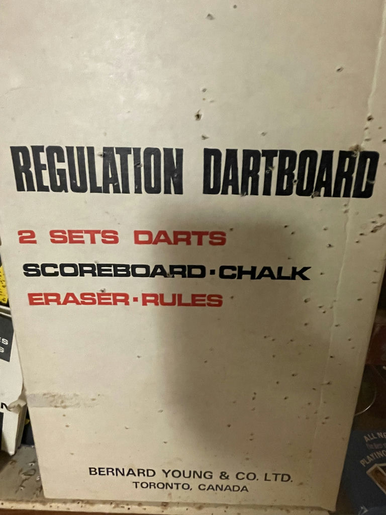 Vintage Regulation Dartboard Set, Dominoes, Playing Cards, and Assorted Games & Dolls - image 3 of 18