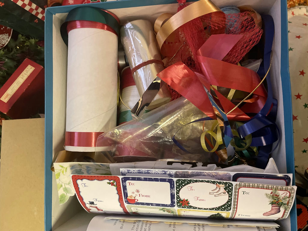 Assorted Vintage Christmas, Holiday Decorations and Gift Wrapping Supplies - image 14 of 18