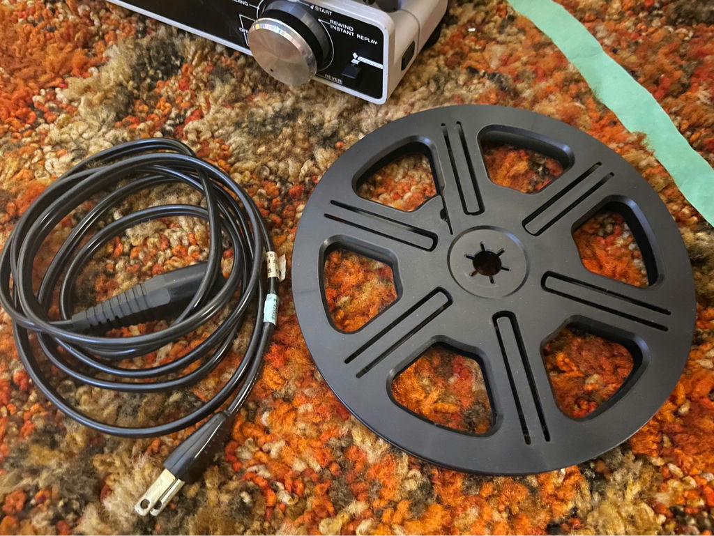 Eumig Mark 607 DX 8mm Motion Picture Projector with Reel and Manual - image 7 of 9